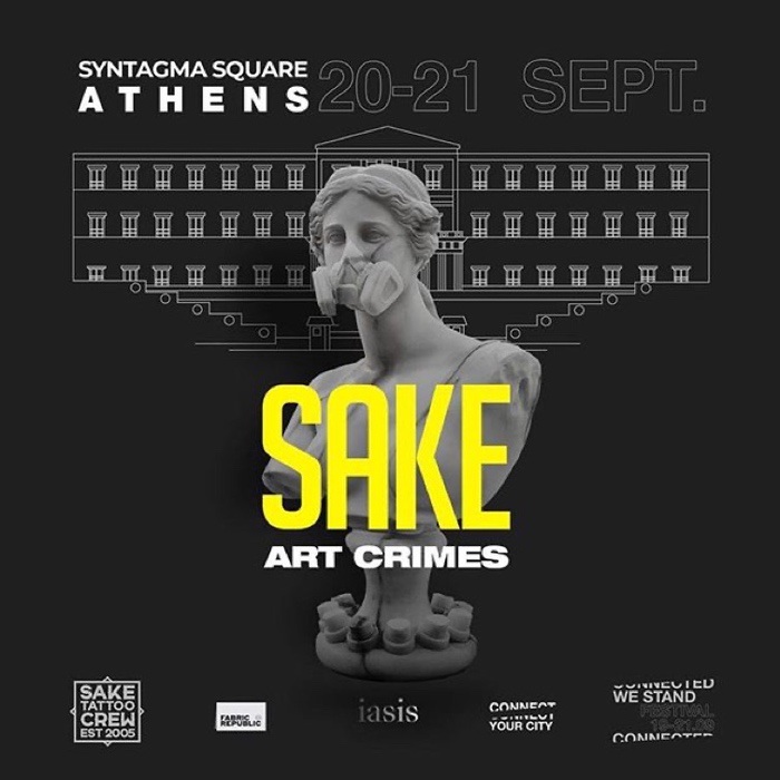SAKE ART CRIMES - Syntagma Square 2019
