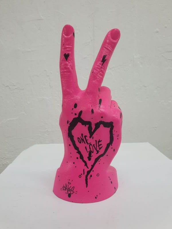 Hand One Love Pink