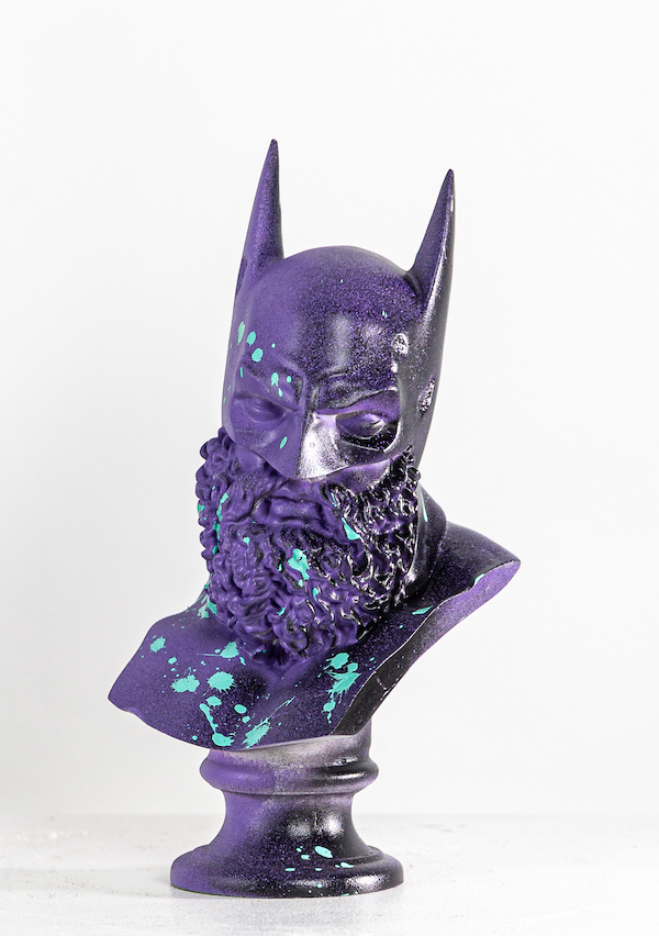 Bat-Hercules Purple/Black Splashes