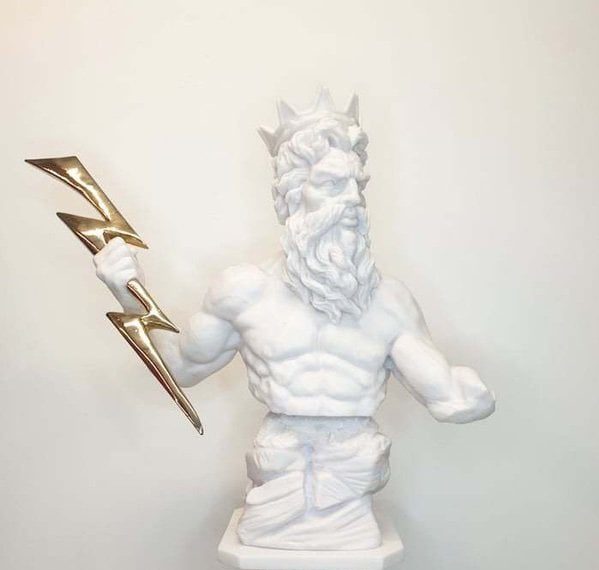 Zeus White Gold Thunder
