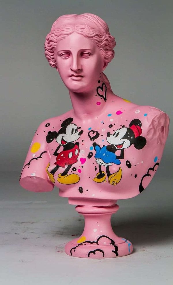 Pink Venus Mickey And Minnie